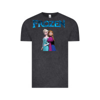 Vintage Black newanna and elsa frozen Vintage Tee - linhVisuals