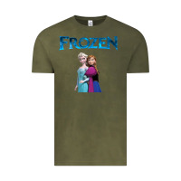 Vintage Olive newanna and elsa frozen Vintage Tee - linhVisuals
