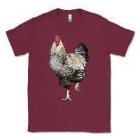 Burgundy wyandotte rooster Classic Tee - LillyAllenDesigns