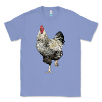 Colony Blue wyandotte rooster Classic Tee - LillyAllenDesigns