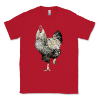 Red wyandotte rooster Classic Tee - LillyAllenDesigns