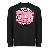 Black Somebody's fine ass Valentine Heavyweight Sweatshirt - FaDigitalArtStudio