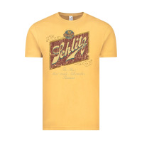 Vintage Mustard schlitz beer Vintage Tee - linhVisuals