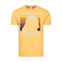 Vintage Mustard i knew it im surrounded by assholes Vintage Tee - linhVisuals