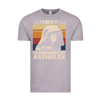 Vintage Zinc i knew it im surrounded by assholes Vintage Tee - linhVisuals