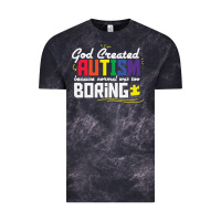 Cloud Black god created autism normal was too boring Vintage Tee - linhVisuals