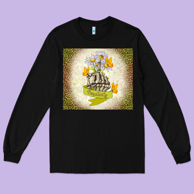 Negativity Long Sleeve Tee Designed By Tumblerdesignbyshophia