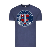 Vintage Denim liberty university seal Vintage Tee - linhVisuals