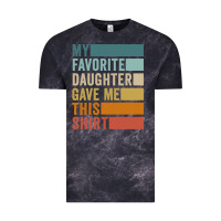 Cloud Black my favorite daughter gave me this shirt father's day pullover hoodie Vintage Tee - linhVisuals