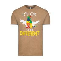 Vintage Coffee it’s ok to be different autism dinosaur Vintage Tee - linhVisuals