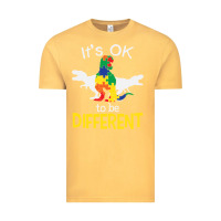 Vintage Mustard it’s ok to be different autism dinosaur Vintage Tee - linhVisuals