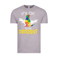 Vintage Zinc it’s ok to be different autism dinosaur Vintage Tee - linhVisuals