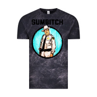 Cloud Black sumbitch Vintage Tee - linhVisuals