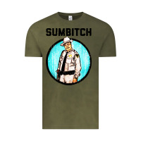Vintage Olive sumbitch Vintage Tee - linhVisuals