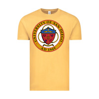 Vintage Mustard university of san diego Vintage Tee - linhVisuals