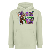 Matcha Moo I Mean Boo Heavyweight Hoodie - CowhideDigitalArt