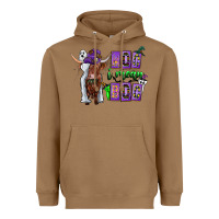 Toasted Coconut Moo I Mean Boo Heavyweight Hoodie - CowhideDigitalArt