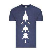 Vintage Denim Virgin Galactic Evolution Vintage Tee - linhVisuals