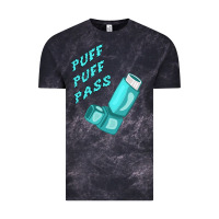 Cloud Black puff puff pass inhaler Vintage Tee - linhVisuals
