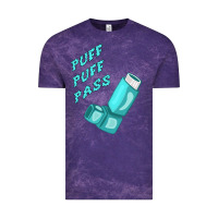 Cloud Purple puff puff pass inhaler Vintage Tee - linhVisuals