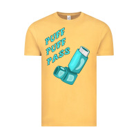 Vintage Mustard puff puff pass inhaler Vintage Tee - linhVisuals