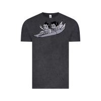 Vintage Black newastro boy and uran Vintage Tee - linhVisuals
