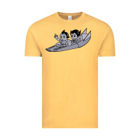 Vintage Mustard newastro boy and uran Vintage Tee - linhVisuals