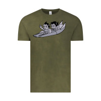 Vintage Olive newastro boy and uran Vintage Tee - linhVisuals