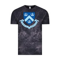 Cloud Black columbia university shield Vintage Tee - linhVisuals