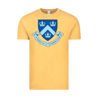 Vintage Mustard columbia university shield Vintage Tee - linhVisuals