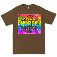 Cacao Free Nurse Hugs LGBTQ+ Tumbler Premium Tee - BundleAndBundleShop