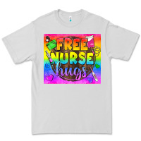 Dove Grey Free Nurse Hugs LGBTQ+ Tumbler Premium Tee - BundleAndBundleShop