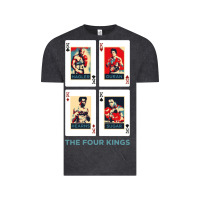 Vintage Black the four kings of boxing Vintage Tee - linhVisuals