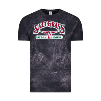 Cloud Black Saltgrass Steakhouse Vintage Tee - linhVisuals