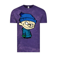 Cloud Purple calvin Vintage Tee - linhVisuals