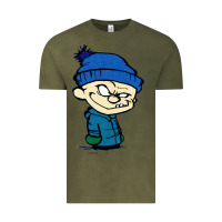 Vintage Olive calvin Vintage Tee - linhVisuals