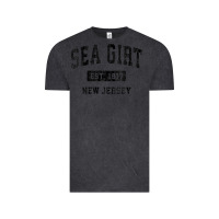 Vintage Black womens sea girt new jersey nj vintage sports design black design v nec Vintage Tee - linhVisuals