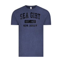 Vintage Denim womens sea girt new jersey nj vintage sports design black design v nec Vintage Tee - linhVisuals
