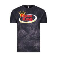 Cloud Black pizza king cowboy Vintage Tee - linhVisuals