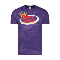 Cloud Purple pizza king cowboy Vintage Tee - linhVisuals
