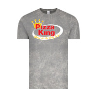 Cloud Rock pizza king cowboy Vintage Tee - linhVisuals