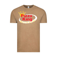 Vintage Coffee pizza king cowboy Vintage Tee - linhVisuals