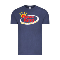 Vintage Denim pizza king cowboy Vintage Tee - linhVisuals