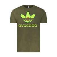 Vintage Olive newavocado originals three stripes Vintage Tee - linhVisuals