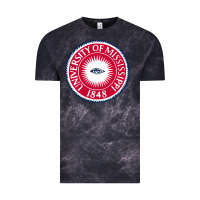Cloud Black university of mississippi seal Vintage Tee - linhVisuals
