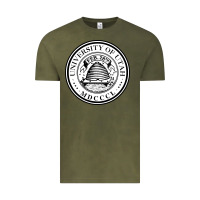 Vintage Olive university of utah seal Vintage Tee - linhVisuals