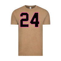 Vintage Coffee number 24 sports jersey athlete fan pink black lucky number t shirt Vintage Tee - linhVisuals