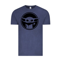 Vintage Denim newbaby yoda 01 Vintage Tee - linhVisuals
