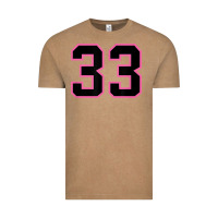 Vintage Coffee number 33 sports jersey athlete fan pink black lucky number t shirt Vintage Tee - linhVisuals