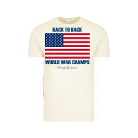 Vintage Arctic newback to back world war champs back Vintage Tee - linhVisuals